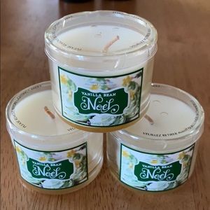 Mini vanilla bean candles